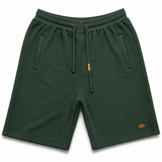 Motley Denim Paris Sweatshorts Racing Green - Pantalons/shorts de survêtement - Survêtement/jogging grandes tailles