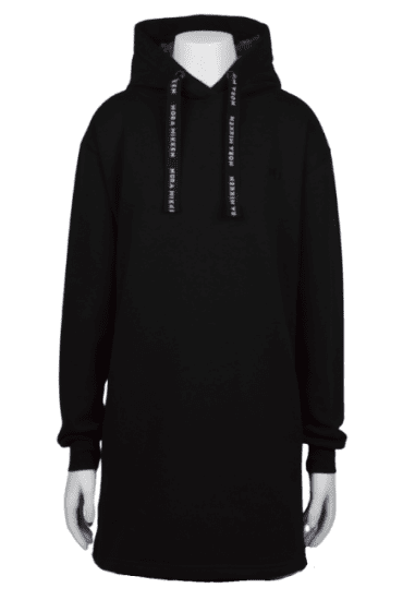 Nora Mikken KRISTINA Long Hoodie Black - Sweatshirts & hoodies - 