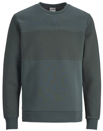 Jack & Jones JCOVETTEL Sweatshirt Spruce - Sweatshirts & hoodies - Sweatshirts/Hoodies grande taille homme