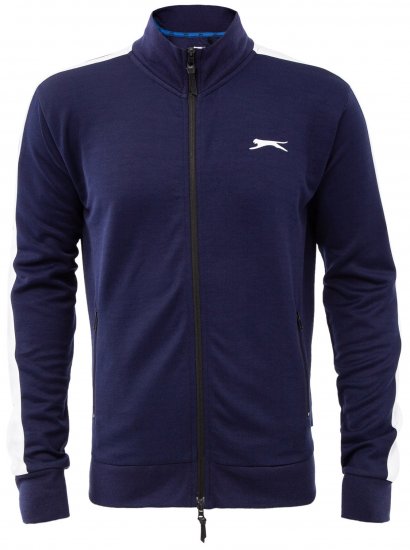 Slazenger Vince Track Jacket Navy - Sweatshirts & hoodies - Sweatshirts/Hoodies grande taille homme