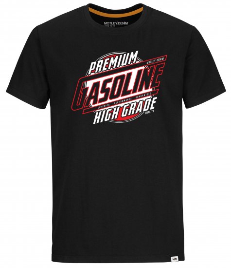 Motley Denim Watford T-Shirt Black - T-shirts - T-shirts Homme Grande Taille