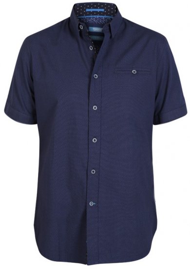 D555 Wesson Shirt Navy - Chemises - Chemises Grandes Tailles Hommes