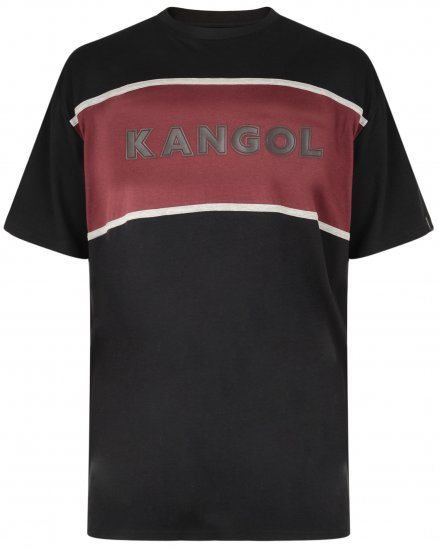 Kangol Whistler T-shirt Black - T-shirts - T-shirts Homme Grande Taille