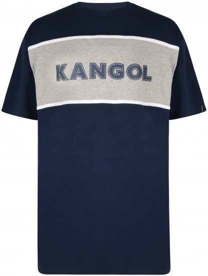 Kangol Whistler T-shirt Navy - T-shirts - T-shirts Homme Grande Taille