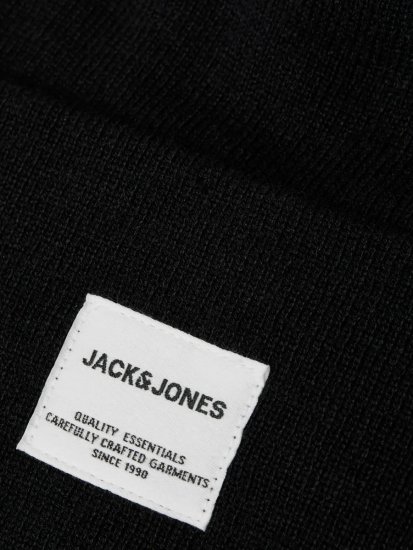 Jack & Jones Long Knit Bonnet Noir - Bonnets - 