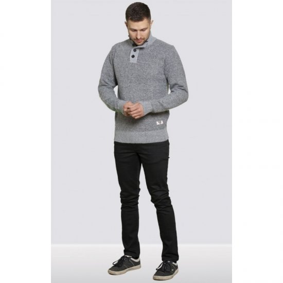 D555 Zane Sweater Grey - Sweatshirts & hoodies - Sweatshirts/Hoodies grande taille homme