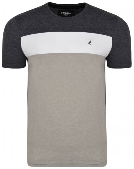 Kangol Zeek T-shirt Grey - T-shirts - T-shirts Homme Grande Taille